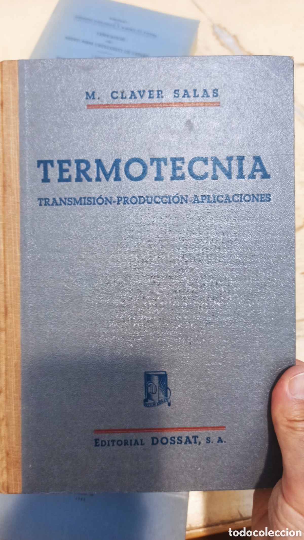 Libros de segunda mano: Termotecnia - Claver Salas (Editorial Dossat) - Foto 1