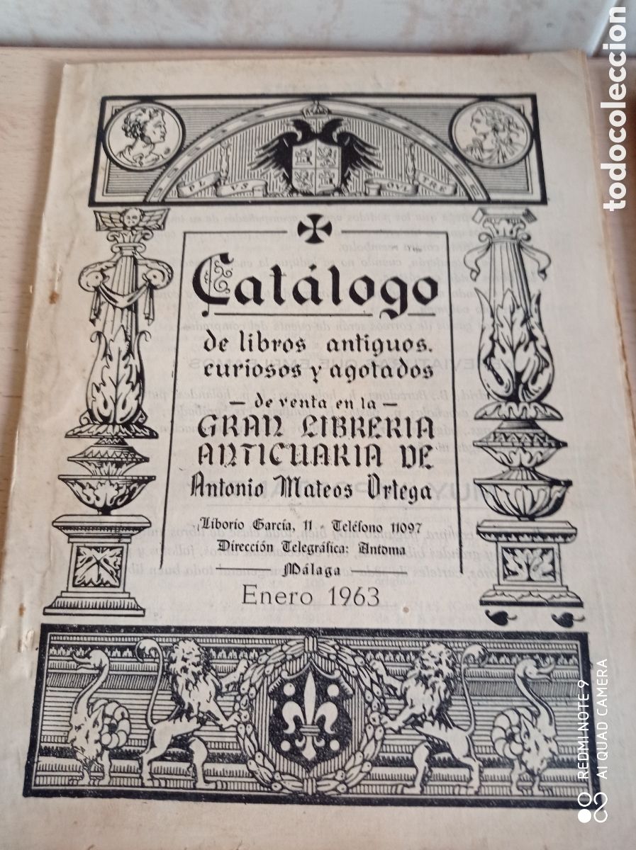 Libros de segunda mano: CAT&Aacute;LOGOS LIBROS ANTIGUOS VAR&Iacute;AS LIBRER&Iacute;AS LOTE DE 6 - Foto 2