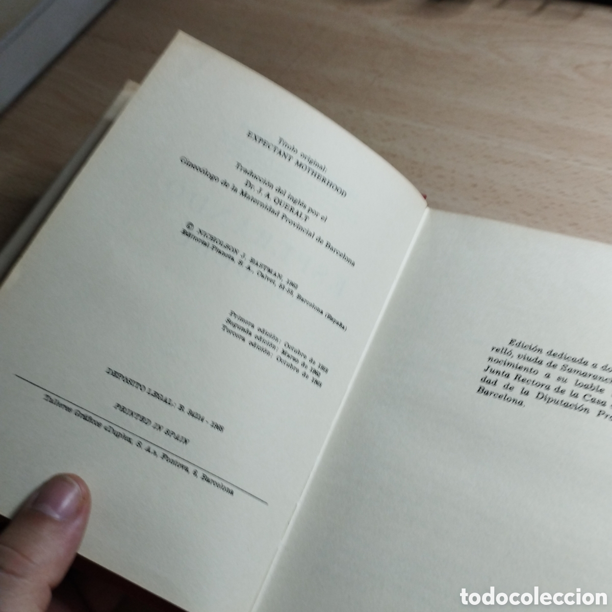 Libros de segunda mano: Esperando al beb&eacute;. Dr Nicholson J. Eastman. 1968 Planeta. - Foto 7