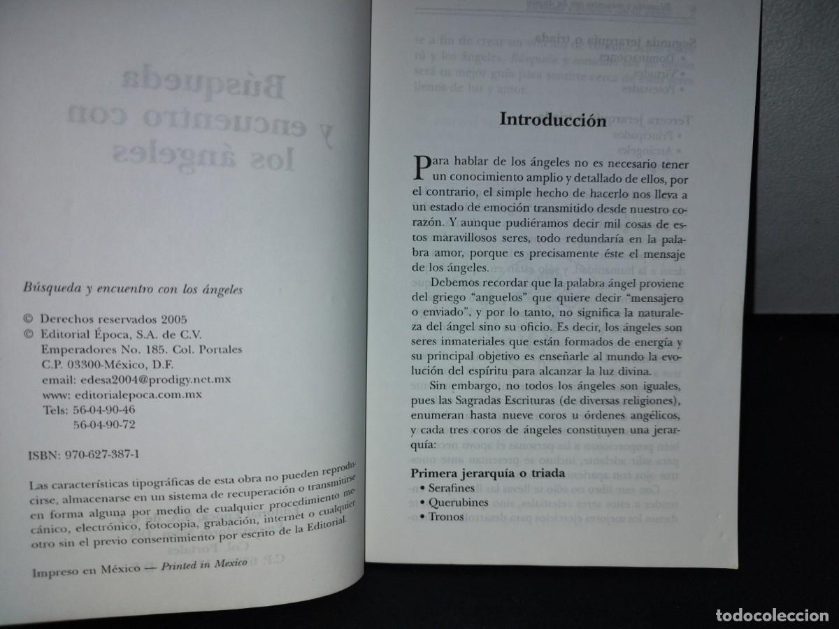 Libros de segunda mano: 185- B&Uacute;SQUEDA Y ENCUENTRO CON LOS &Aacute;NGELES - 2005 - Foto 5