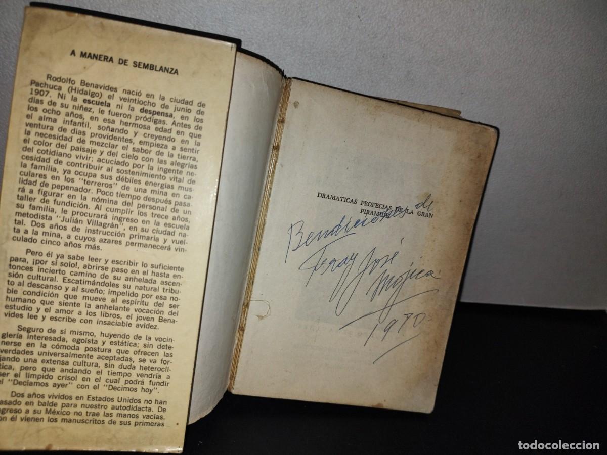 Libros de segunda mano: 186- DRAM&Aacute;TICAS PROFEC&Iacute;AS DE LA GRAN PIR&Aacute;MIDE - RODOLFO BENAVIDES - Foto 4