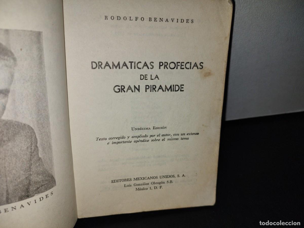 Libros de segunda mano: 186- DRAM&Aacute;TICAS PROFEC&Iacute;AS DE LA GRAN PIR&Aacute;MIDE - RODOLFO BENAVIDES - Foto 6
