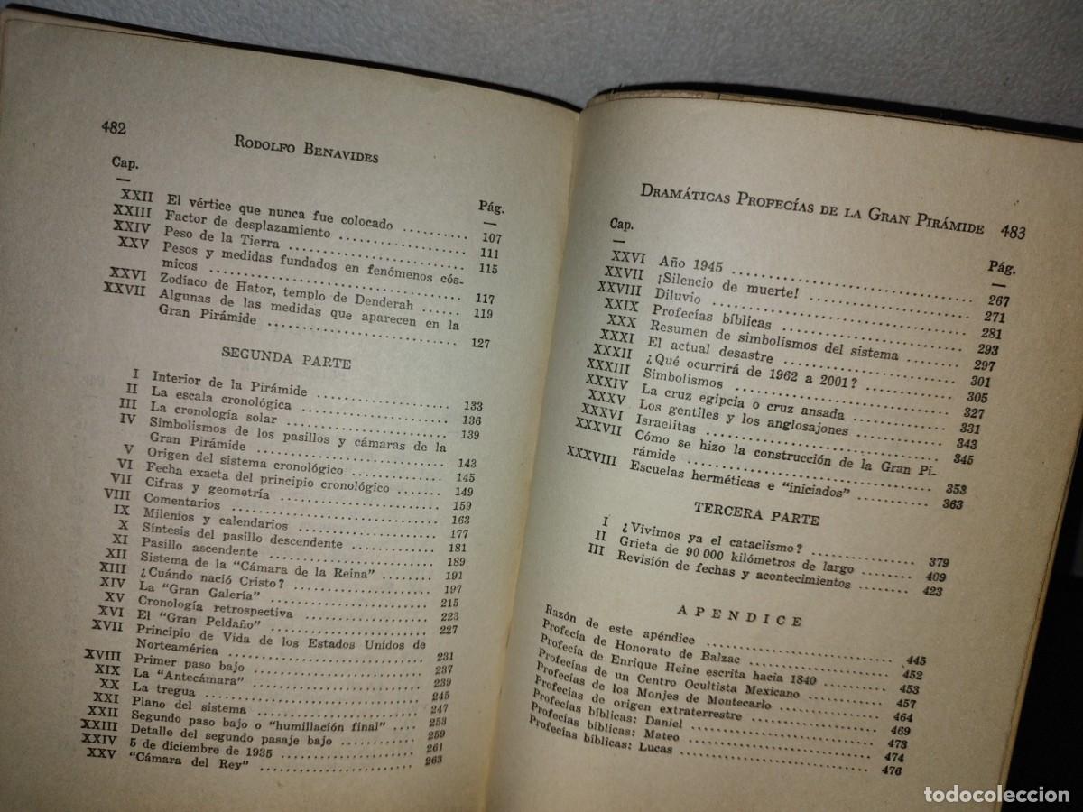Libros de segunda mano: 186- DRAM&Aacute;TICAS PROFEC&Iacute;AS DE LA GRAN PIR&Aacute;MIDE - RODOLFO BENAVIDES - Foto 9