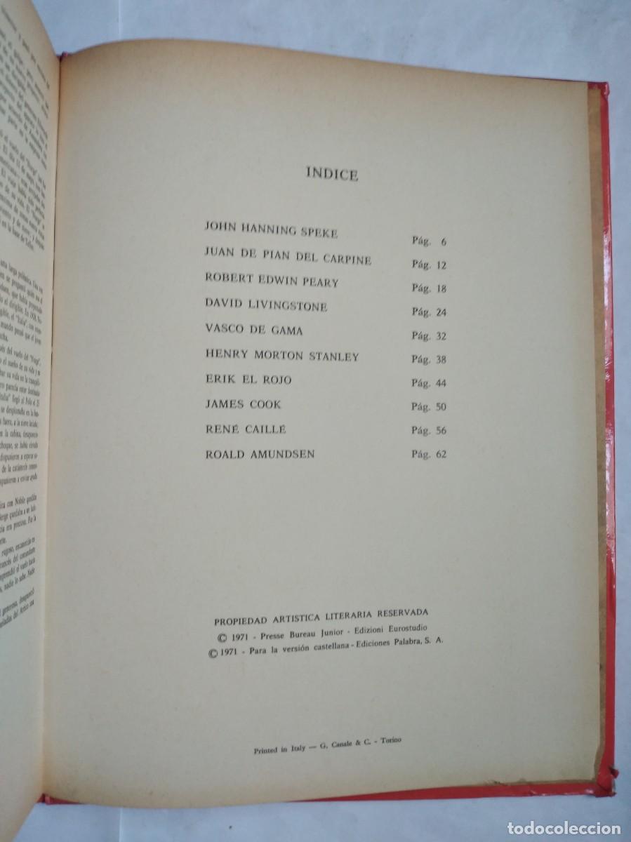 Libros de segunda mano: GRANDES EXPLORADORES EDICIONES PALABRA PETER DAN ARCAS MANUEL MORERA - Foto 5