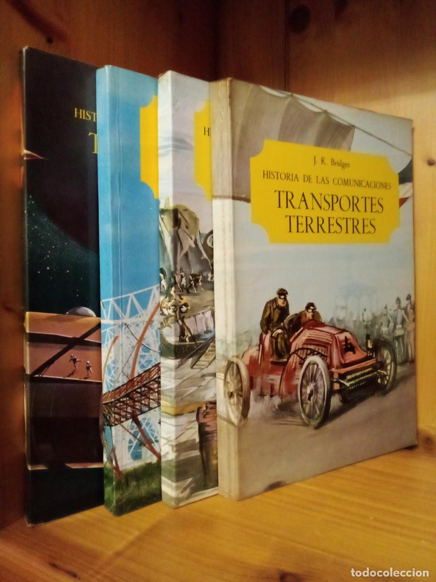 Gebrauchte B&uuml;cher: HISTORIA DE LAS COMUNICACIONES SALVAT, CUATRO LIBROS, TRANSPORTES MARITIMOS TERRESTRES AEREOS