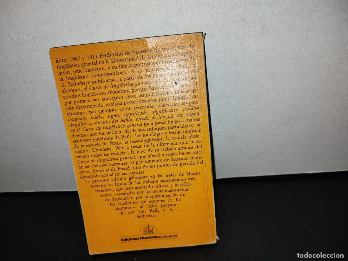 Libros de segunda mano: 186- CURSO DE LING&Uuml;&Iacute;STICA GENERAL - FERDINAND DE SAUSSURE - EDICIONES NUEVOMAR - 80S - Foto 5