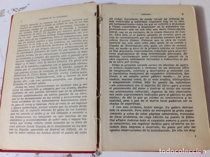 Libros de segunda mano: Cuentos de la Alhambra. W. Irving. 1951. 32 grabados - Foto 3