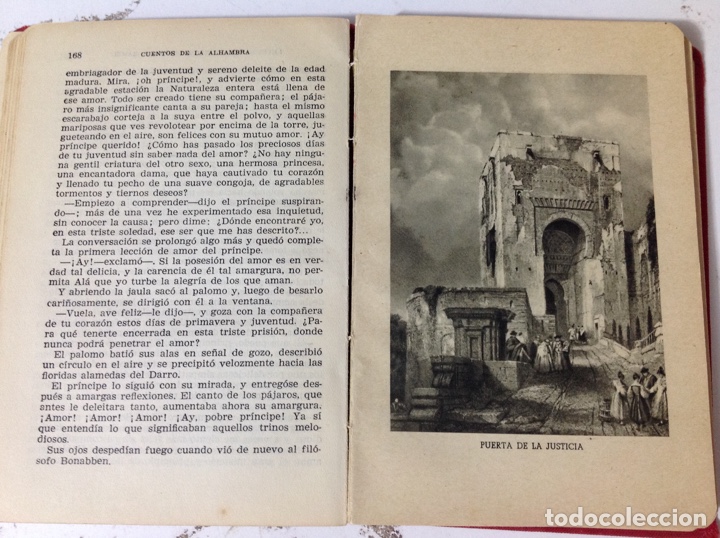 Libros de segunda mano: Cuentos de la Alhambra. W. Irving. 1951. 32 grabados - Foto 4