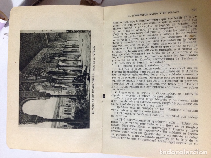 Libros de segunda mano: Cuentos de la Alhambra. W. Irving. 1951. 32 grabados - Foto 1