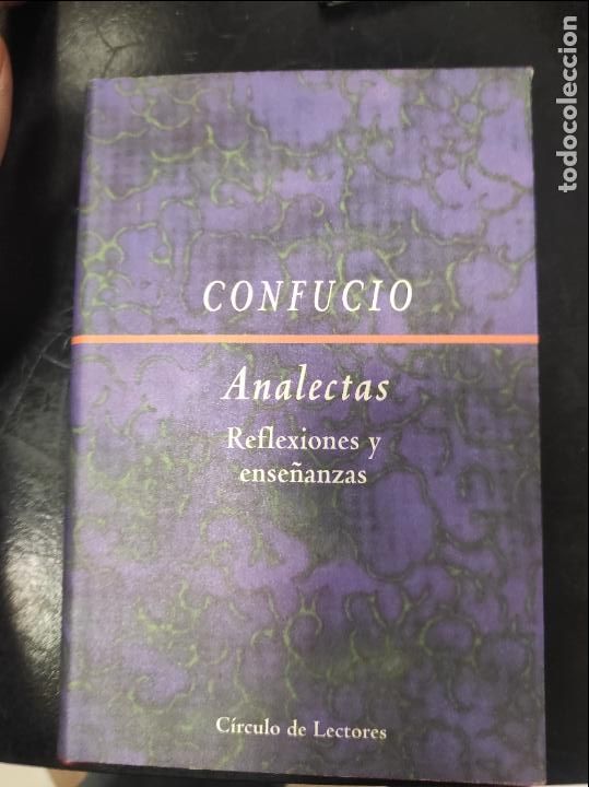 Libros de segunda mano: CONFUCIO ANALECTAS REFLEXIONES Y ENSE&Ntilde;ANZAS - Foto 1