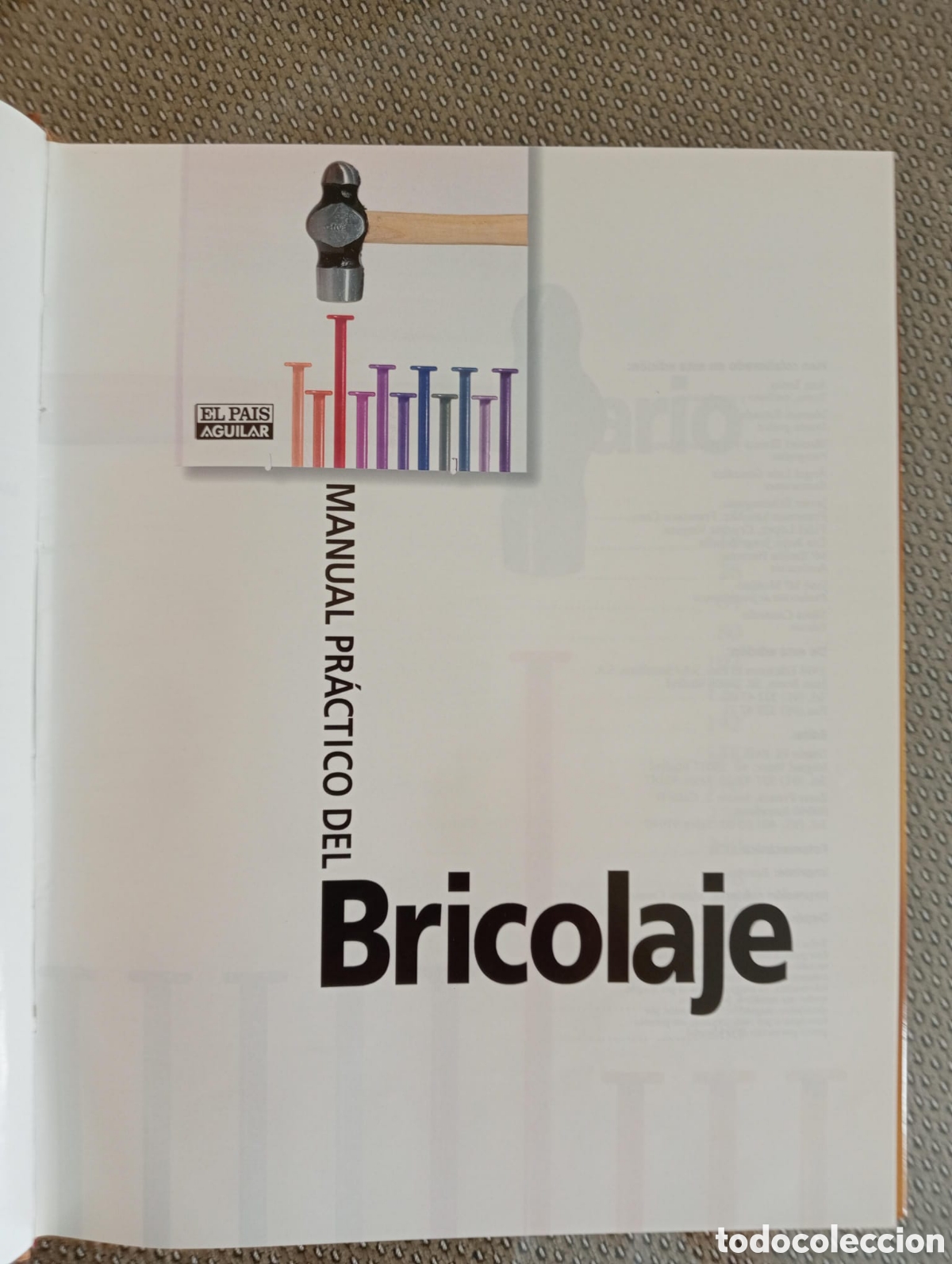 Libros de segunda mano: Manual pr&aacute;ctico del Bricolaje. El Pa&iacute;s - Aguilar - Foto 2