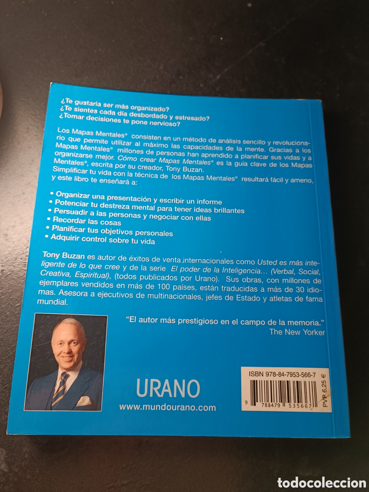 Libros de segunda mano: C&oacute;mo crear Mapas mentales Tony buzan Urano 2007 - Foto 7