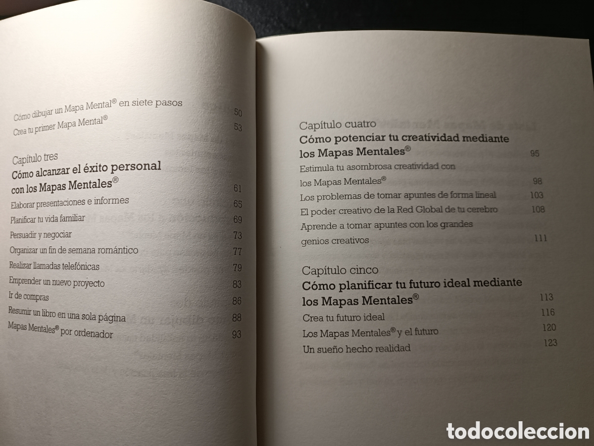 Libros de segunda mano: C&oacute;mo crear Mapas mentales Tony buzan Urano 2007 - Foto 5