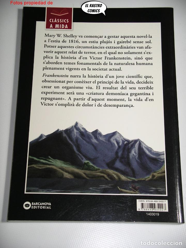Libros de segunda mano: Frankenstein, Cl&agrave;ssic a mida, ed Barcanova 2015, catal&aacute;n, OFERTA!!, E1 - Foto 3