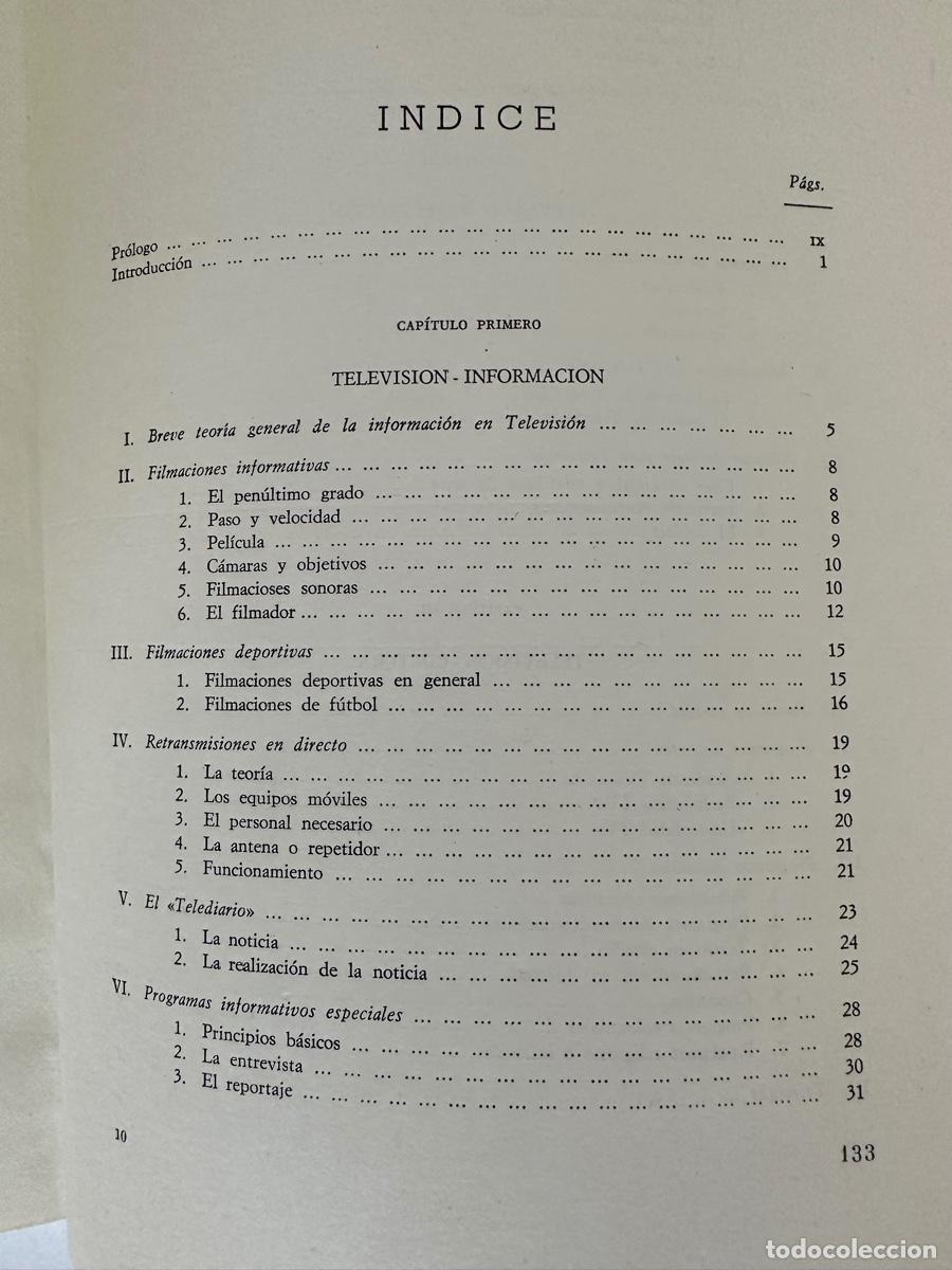 Libros de segunda mano: La Televisi&oacute;n Miguel Perez Calderon 1965 - Foto 3