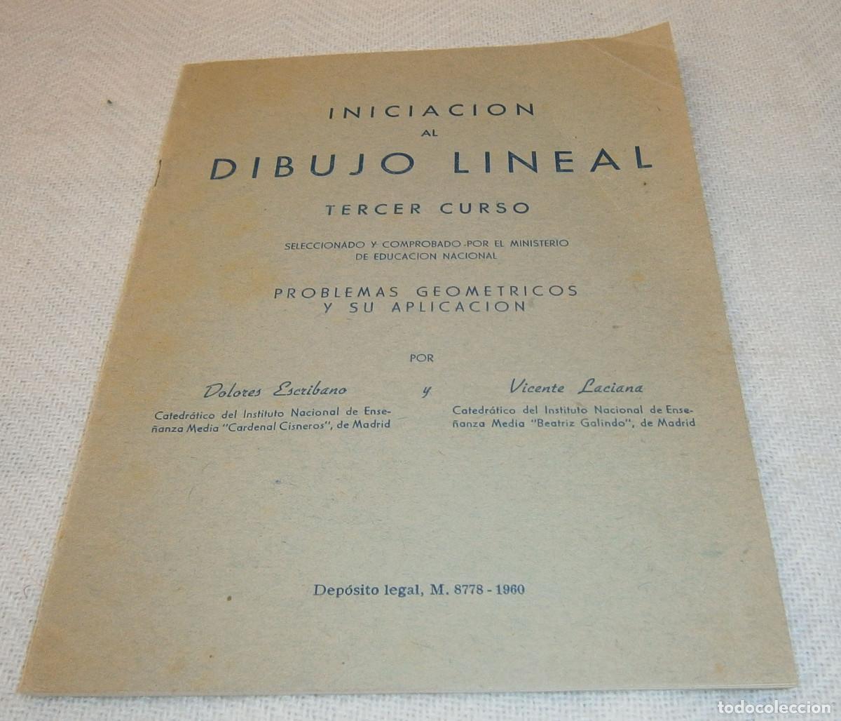 Libri di seconda mano: iniciacion al dibujo lineal tercer curso problemas geometricos y su aplicacion