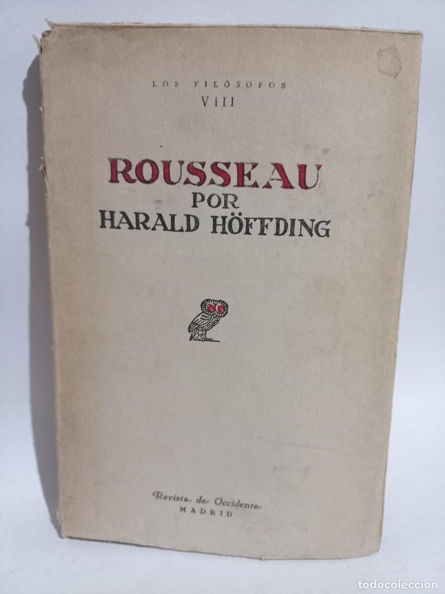 Libros de segunda mano: Harold H&ouml;ffding - Rousseau - 1931 - Foto 1
