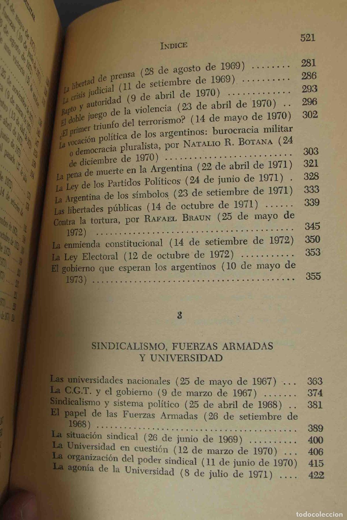 Libros de segunda mano: El regimen militar 1966-1973. Botana - Foto 4