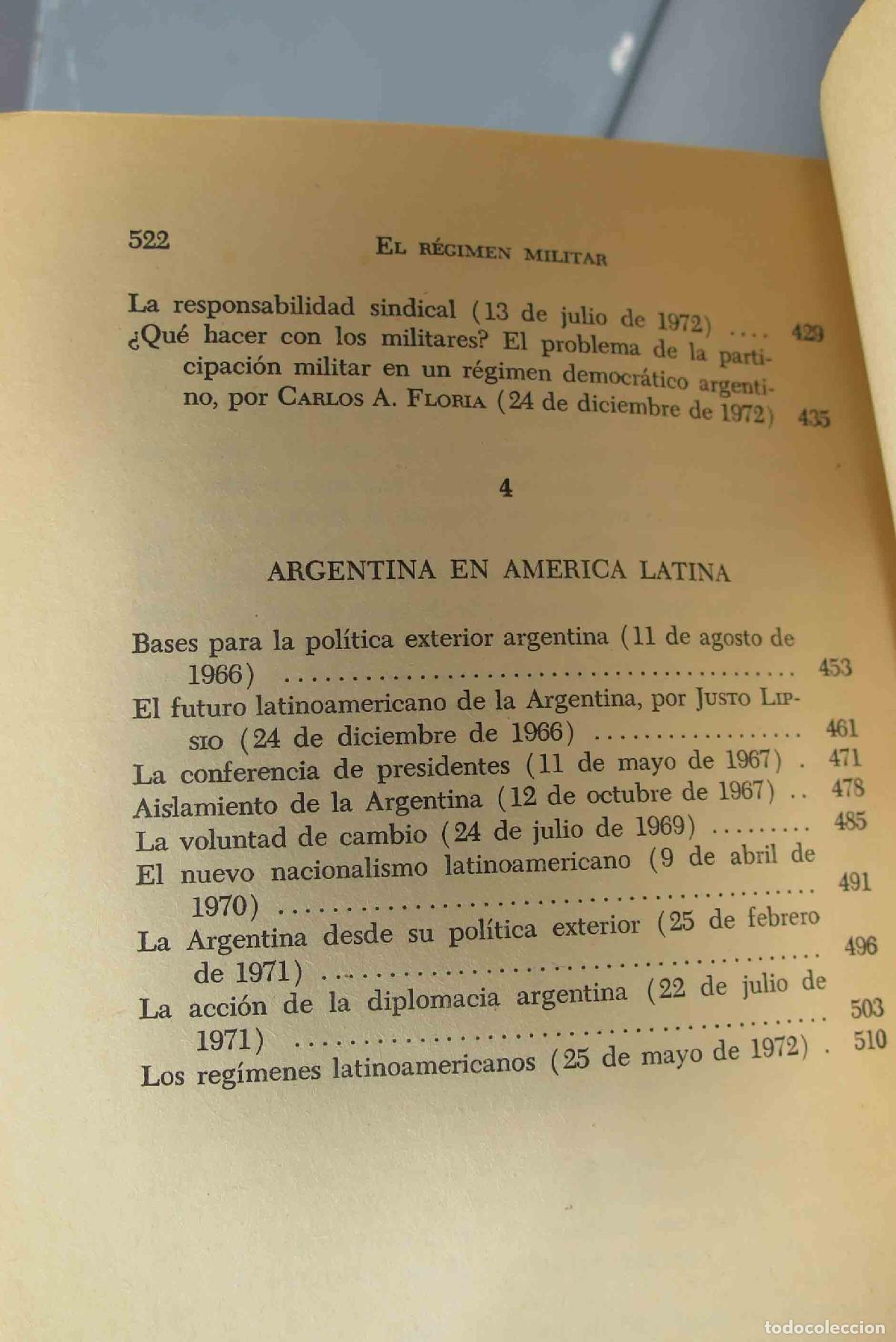 Libros de segunda mano: El regimen militar 1966-1973. Botana - Foto 5