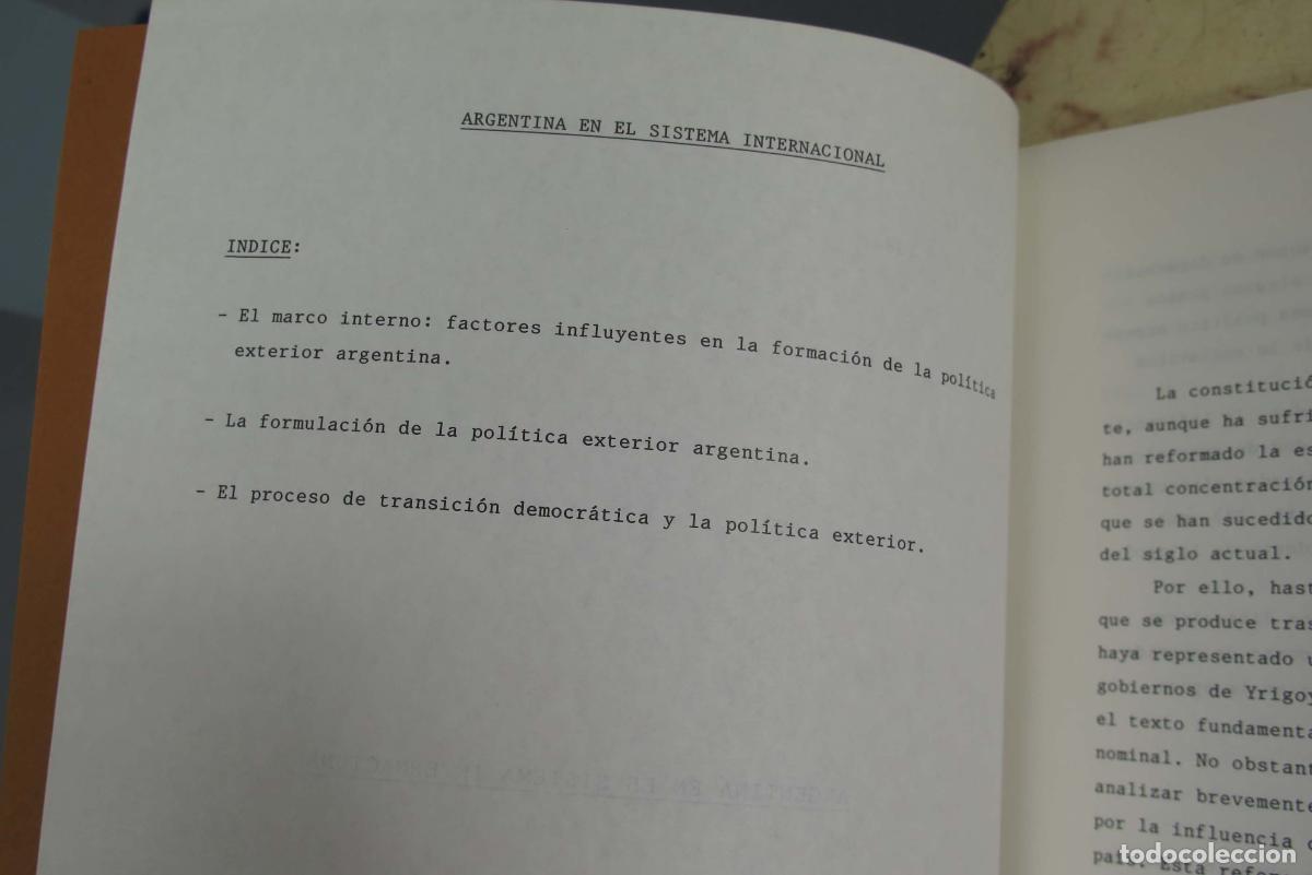 Libros de segunda mano: ARGENTINA EN EL SISTEMA INTERNACIONAL. HERNANDEZ. CONDE - Foto 2