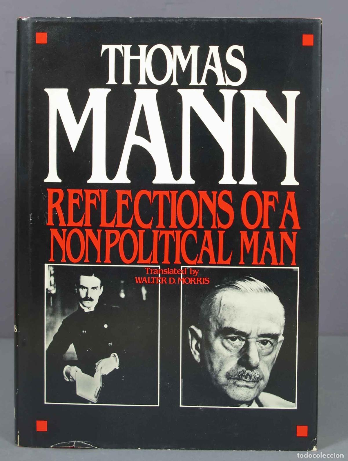 Libros de segunda mano: Thomas Mann: Reflections of a Nonpolitical Man - Foto 1