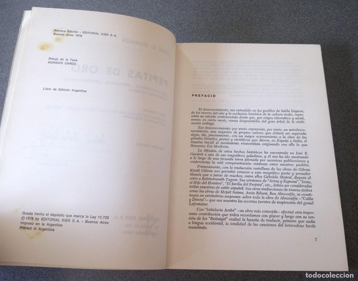 Libros de segunda mano: Pepitas De Oro Jos&eacute; E.Gur&aacute;ieb - Foto 6