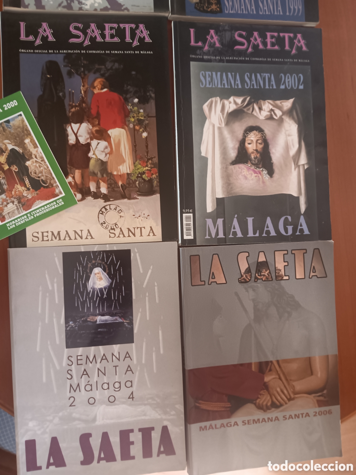 Libros de segunda mano: 8 Libros ( la saeta ) semana Santa de malaga