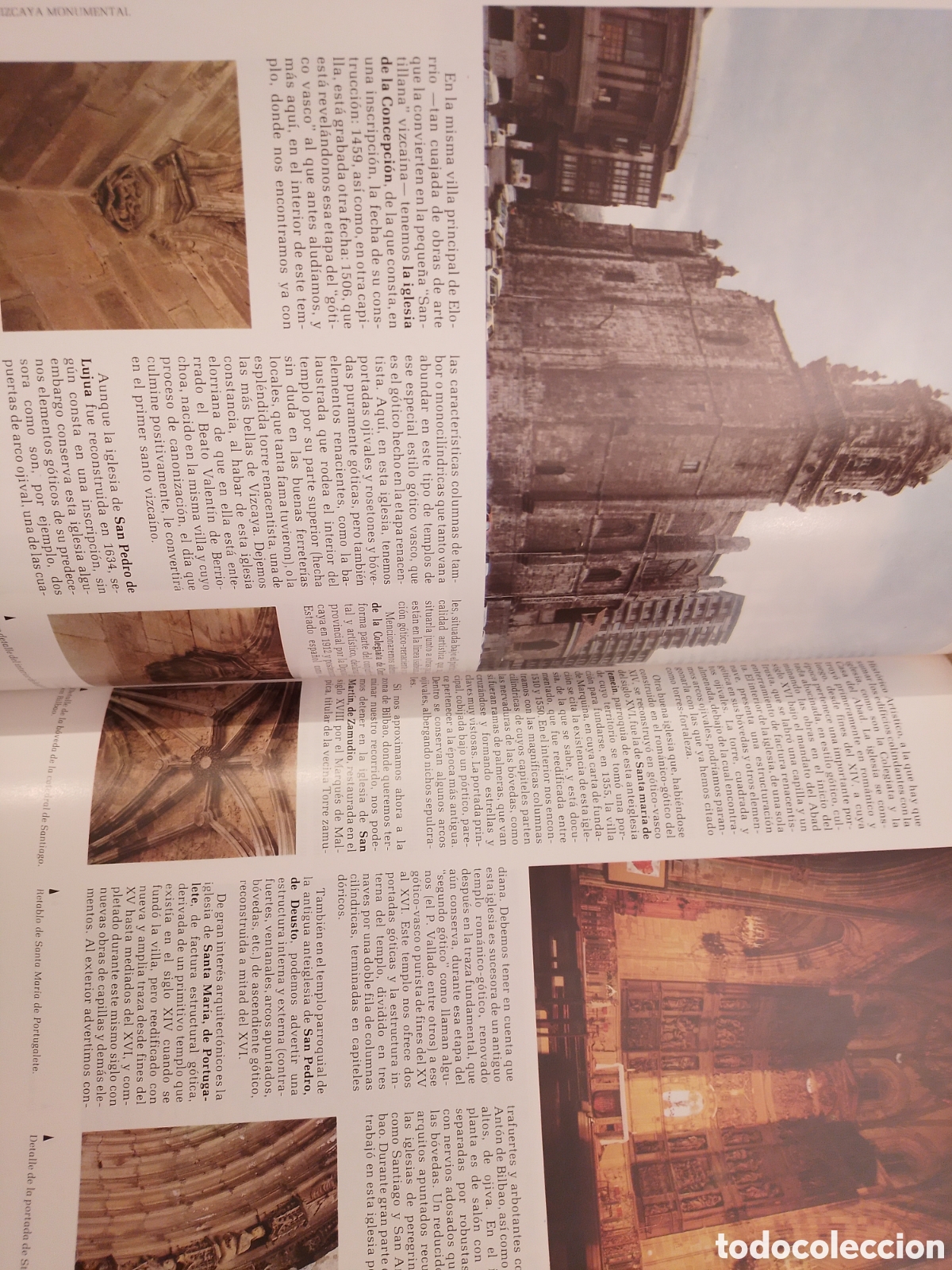 Libros de segunda mano: VIZCAYA MONUMENTAL, MANUEL BASAS, HARAMBURO, 1972 - Foto 4