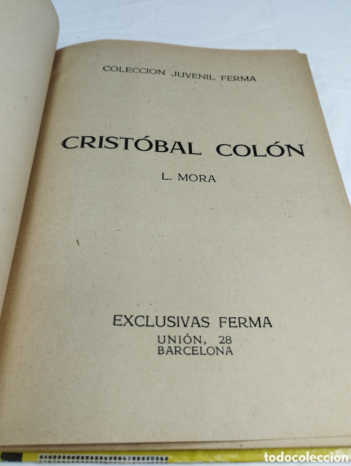 Libros de segunda mano: Crist&oacute;bal Col&oacute;n. L. Mora, 1959 KKB - Foto 3
