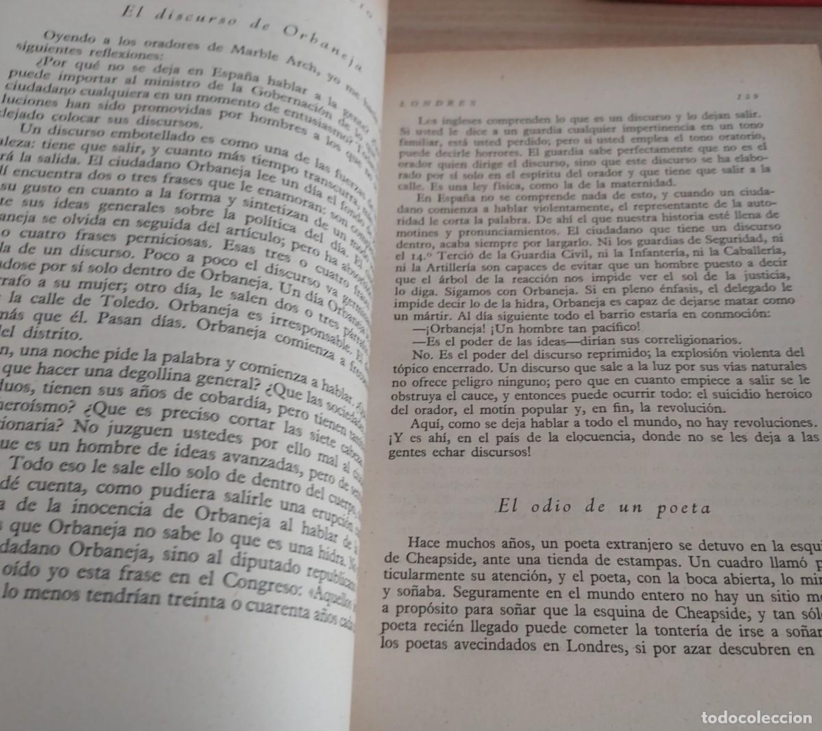 Libros de segunda mano: JULIO CAMBA - OBRAS COMPLETAS - 2 TOMOS - PLUS ULTRA 1948 - Foto 3