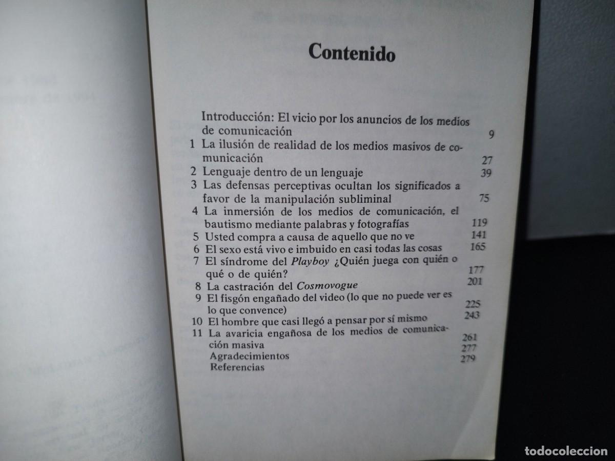 Libros de segunda mano: 188- SEDUCCI&Oacute;N SUBLIMINAL - WILSON BRYAN KEY - Foto 6