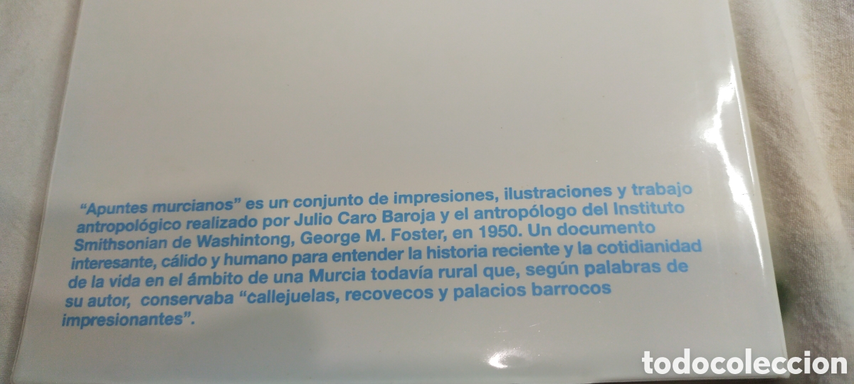 Libros de segunda mano: Apuntes murcianos. Julio caro Baroja. - Foto 2