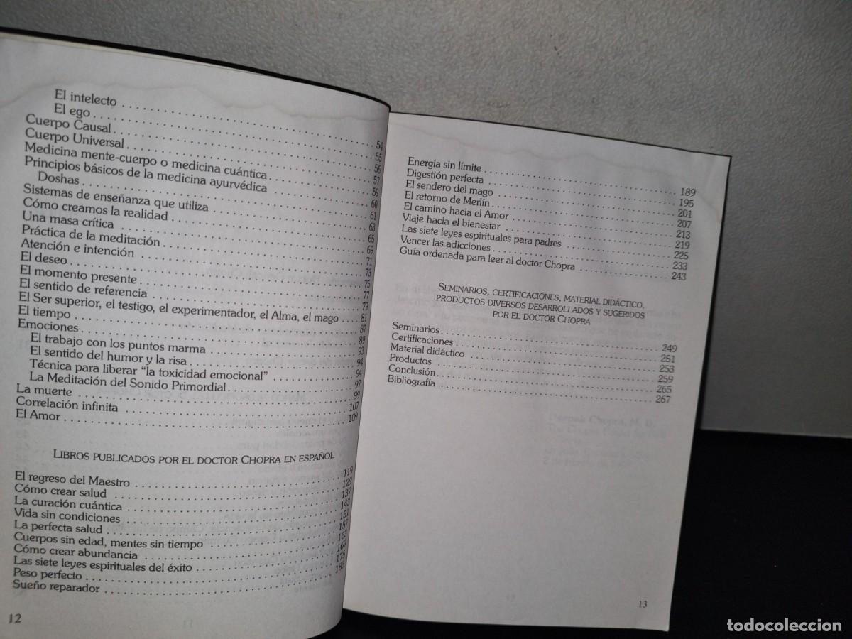 Libros de segunda mano: 188- EL UNIVERSO DE DEEPAK CHOPRA - LUCY ROMERO - Foto 9