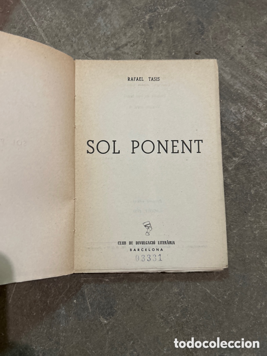 Libros de segunda mano: SOL PONENT - Foto 2