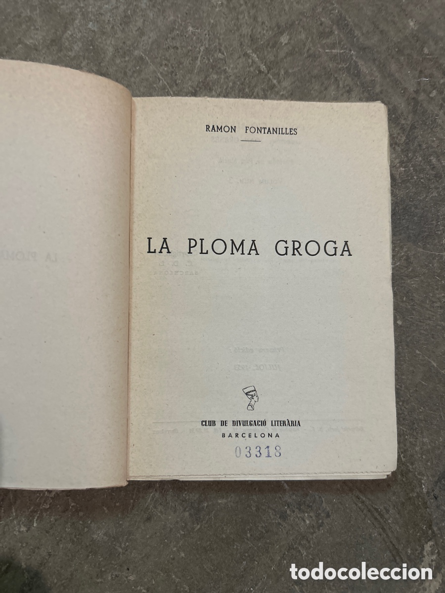 Libros de segunda mano: LA PLOMA GROGA - Foto 2