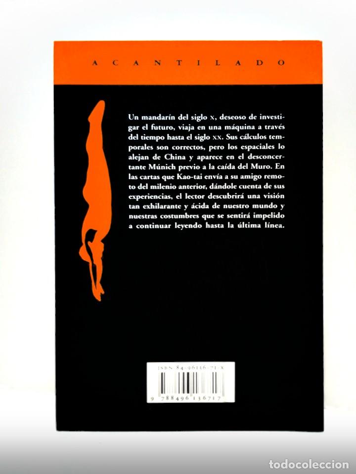 Libros de segunda mano: CARTAS A LA ANTIGUA CHINA - HERBERT ROSENDORFER - (Como nuevo) - Foto 2
