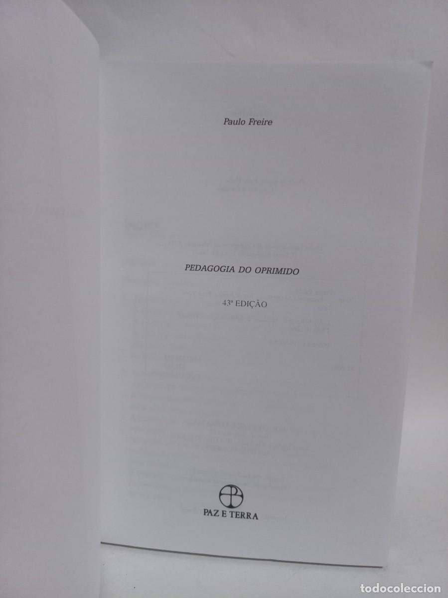 Libros de segunda mano: Paulo Freire - Pedagog&iacute;a do Oprimido - 2006 - Foto 2
