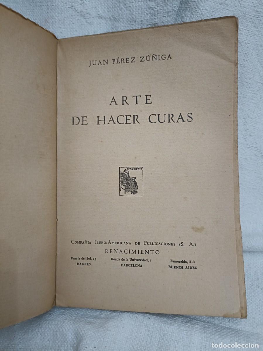 Libros de segunda mano: Curioso libro Arte de hacer curas - Foto 2