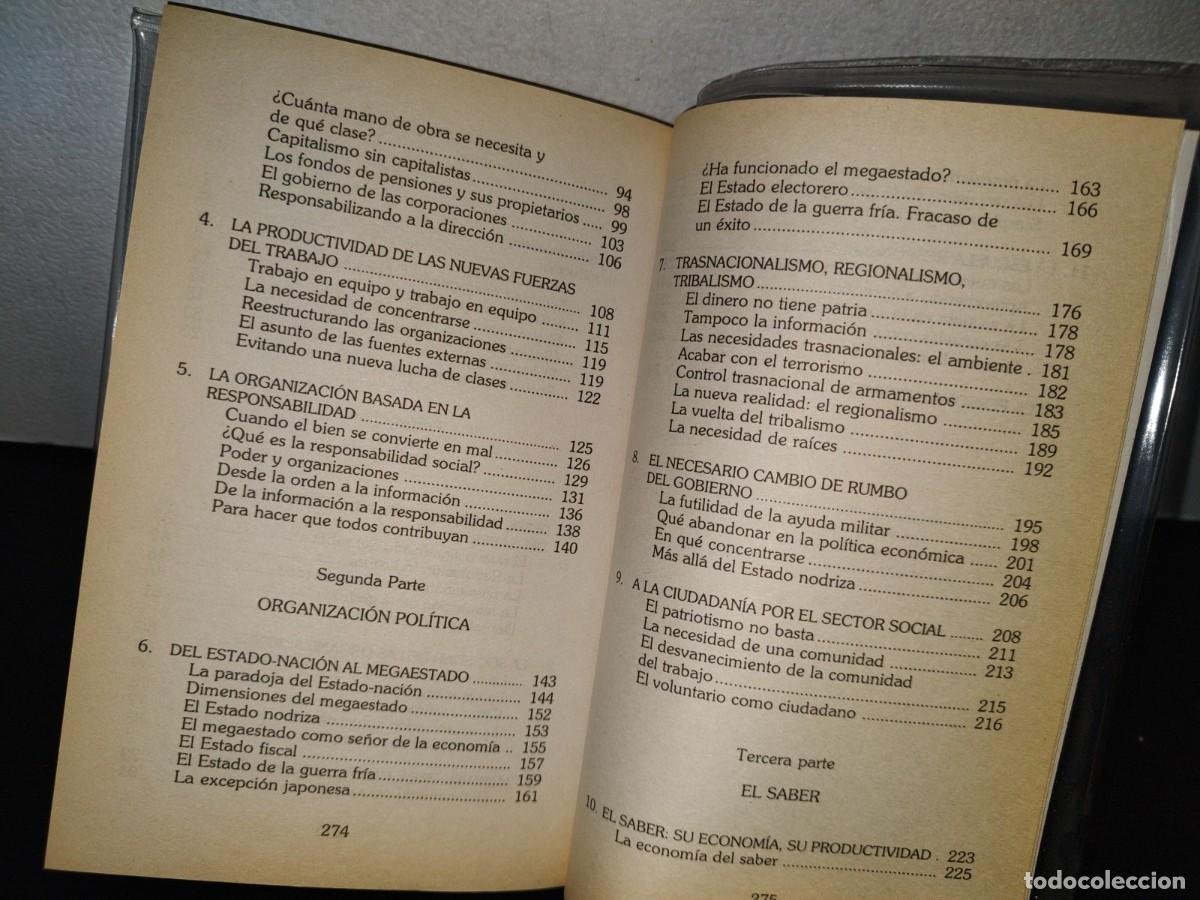 Libros de segunda mano: 189- LA SOCIEDAD POSCAPITALISTA - PETER DRUCKER - Foto 8