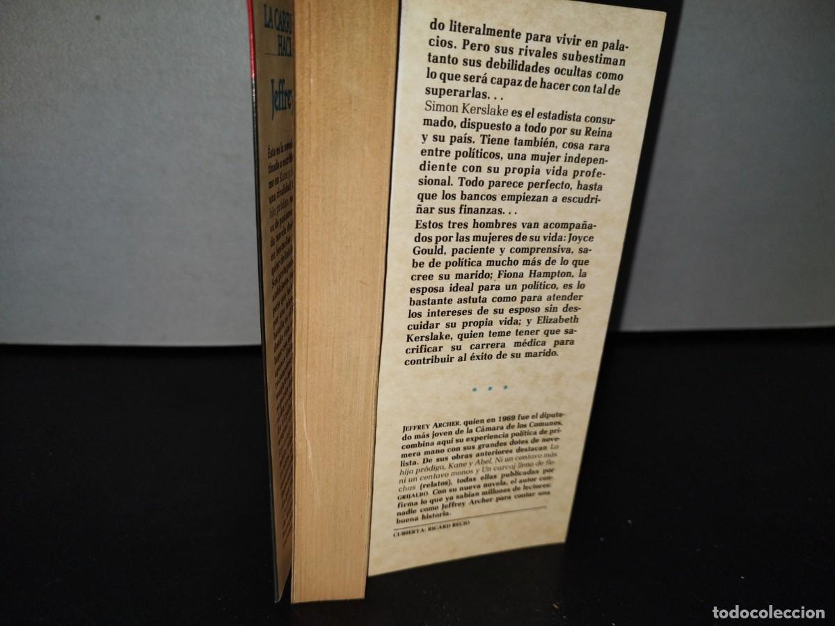 Libros de segunda mano: 189- LA CARRERA HACIA EL PODER - JEFFREY ARCHER - 1985 - Foto 5