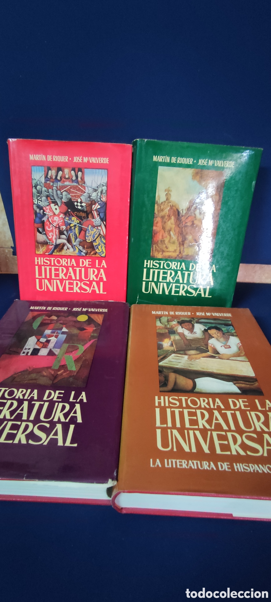 Libros de segunda mano: HISTORIA DE LA LITERATURA UNIVERSAL 4 TOMOS - Foto 2
