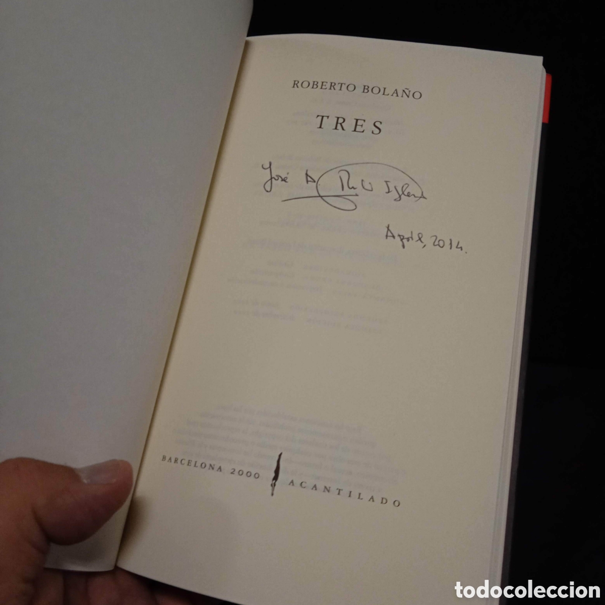 Libros de segunda mano: TRES - ROBERTO BOLA&Ntilde;O - ACANTILADO 2009 #8974 - Foto 4