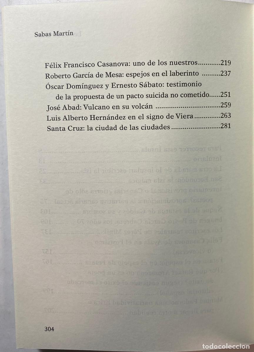 Libros de segunda mano: &Iacute;NSULA DE BABEL - SABAS MART&Iacute;N - 2007 - CANARIAS - Foto 4