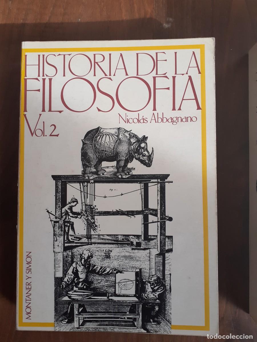 Libros de segunda mano: Historia de la Filosof&iacute;a. Nicol&aacute;s Abbagnano. Vol. 2 y 3 - Foto 2