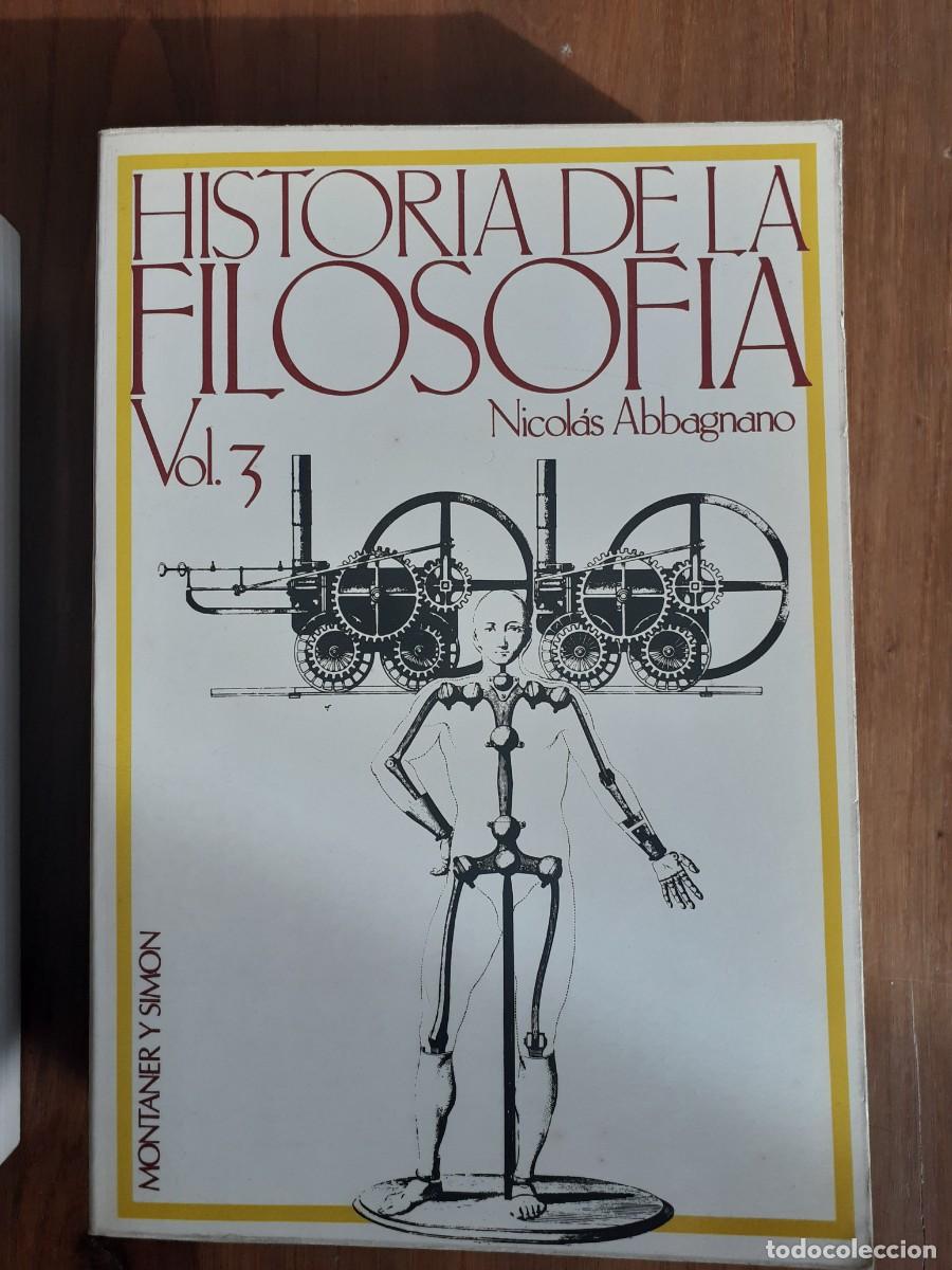 Libros de segunda mano: Historia de la Filosof&iacute;a. Nicol&aacute;s Abbagnano. Vol. 2 y 3 - Foto 3