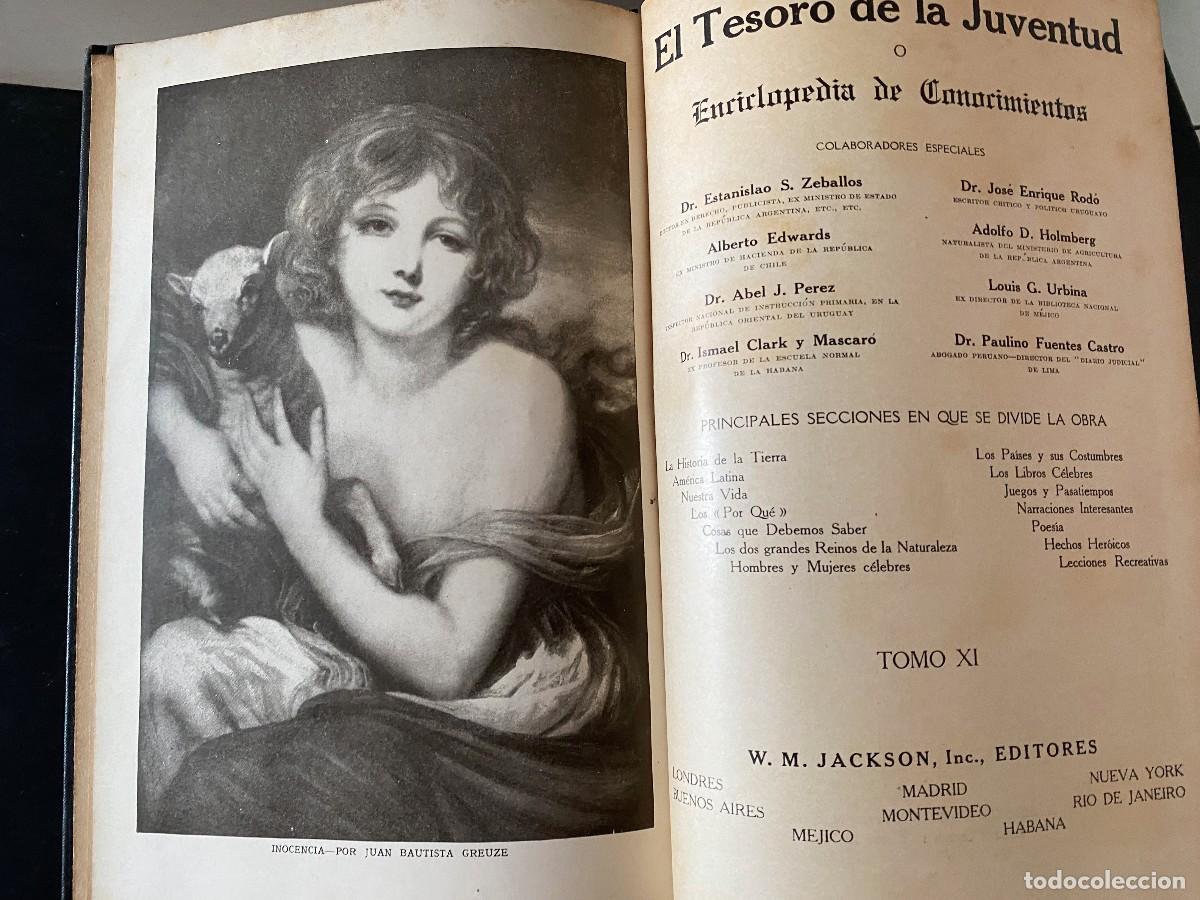 Libri di seconda mano: TOMO XI - &ldquo;El tesoro de la juventud, enciclopedia de conocimientos&rdquo; 1&ordf; Ed. 1920 W.M.JACKSON EDITORES