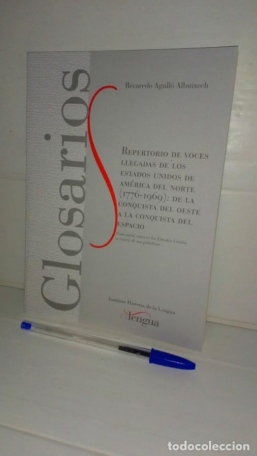 Libros de segunda mano: Repertorio de voces llegadas de los Estados Unidos de Am&eacute;rica del Norte -libro y CD -Recaredo Agull&oacute; - Foto 1