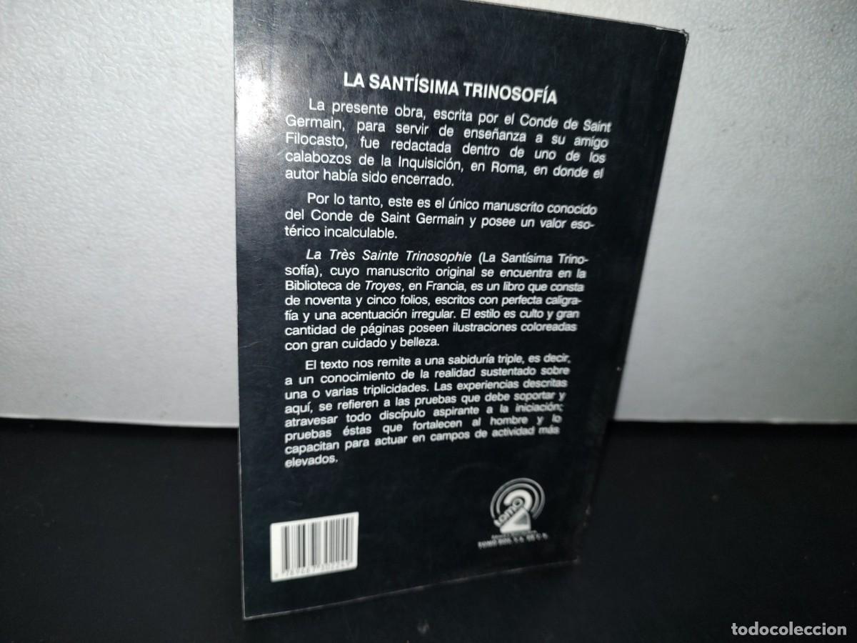 Libros de segunda mano: 190- La Sant&iacute;sima Trinosof&iacute;a - Conde De Saint Germain - Foto 3