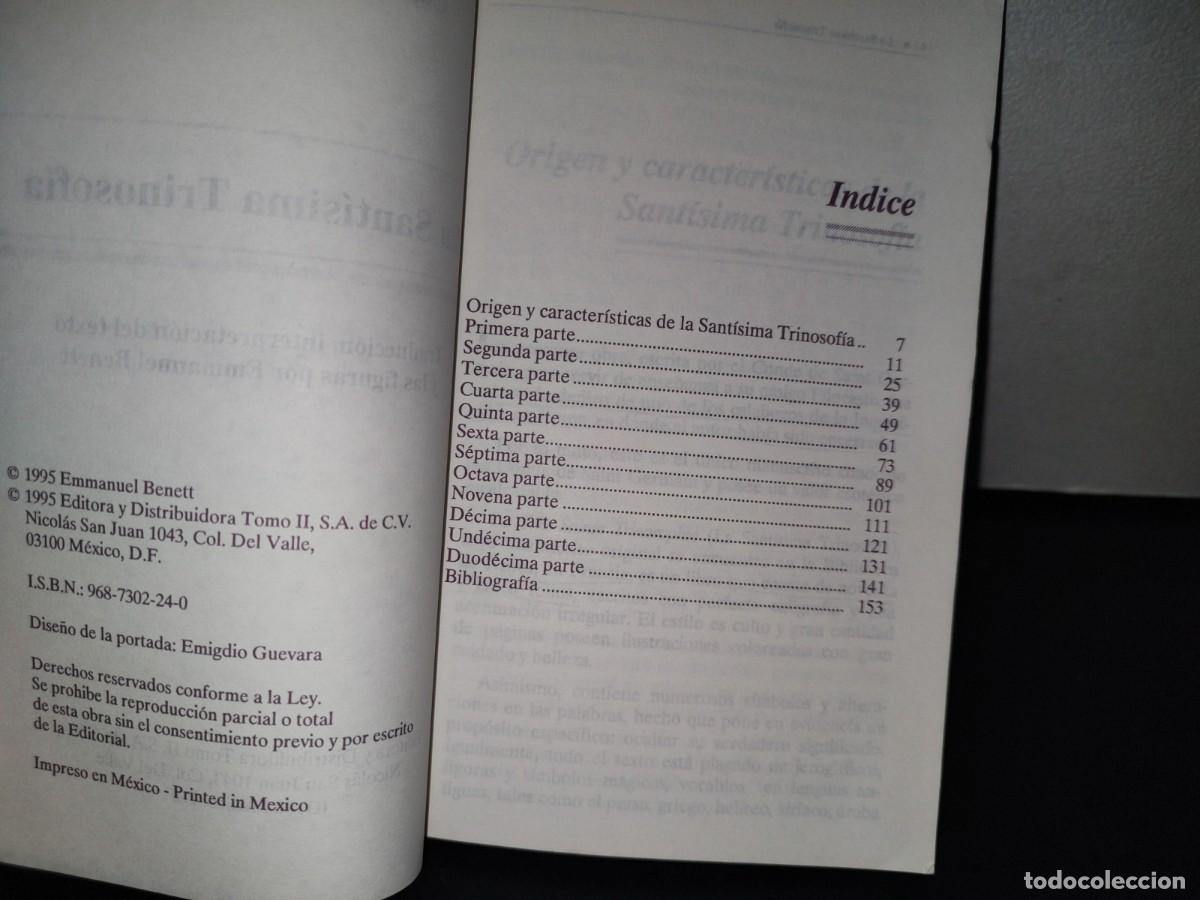 Libros de segunda mano: 190- La Sant&iacute;sima Trinosof&iacute;a - Conde De Saint Germain - Foto 5