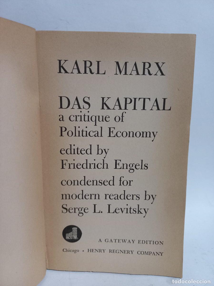 Libros de segunda mano: Karl Marx - Das Kapital - Foto 2